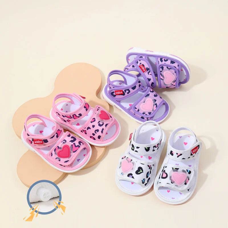 Premium Baby Shoes Squeaky Summer Sandal With Anti Slip Outsole For Toddler Girls - ToylandEU