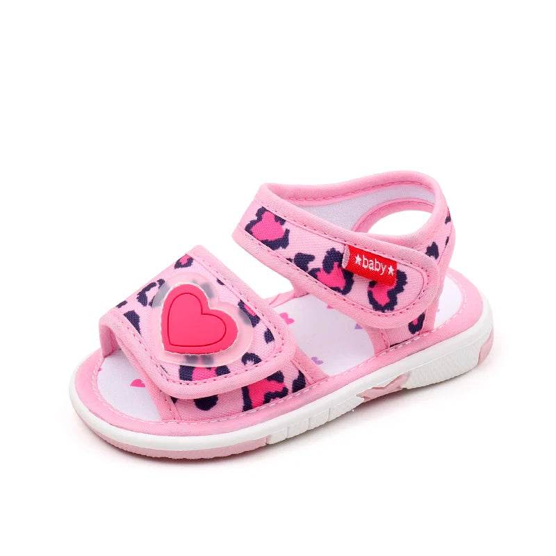 Premium Baby Shoes Squeaky Summer Sandal With Anti Slip Outsole For Toddler Girls - ToylandEU