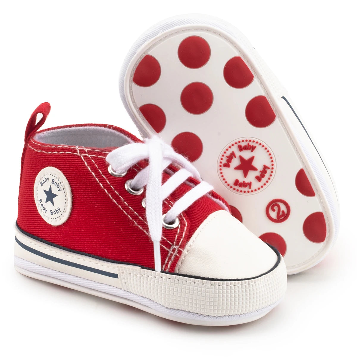 Premium Baby Sneakers Anti Slip Sole Unisex 0 To 1 Year - ToylandEU