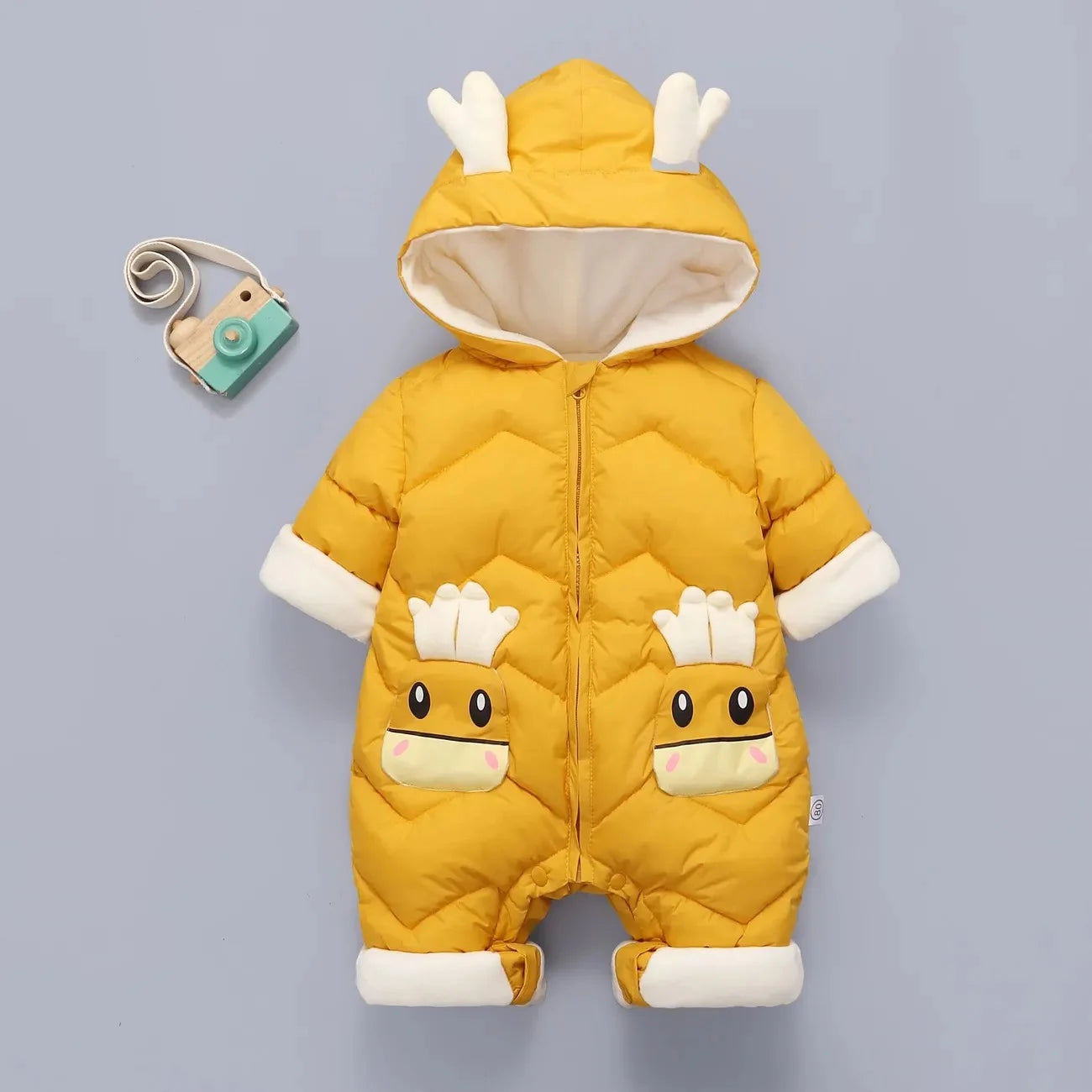 Premium Baby Snowsuit Velvet Thick Lining For Babies And Toddlers - ToylandEU