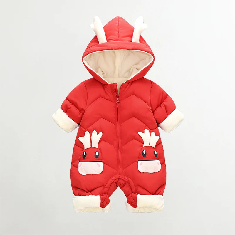 Premium Baby Snowsuit Velvet Thick Lining For Babies And Toddlers - ToylandEU