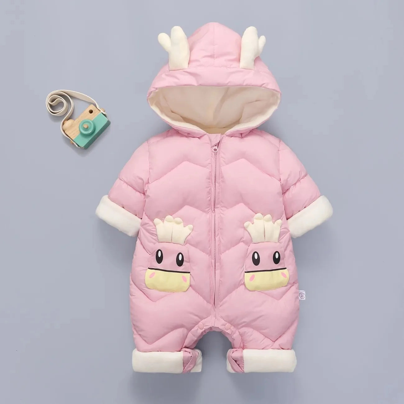 Premium Baby Snowsuit Velvet Thick Lining For Babies And Toddlers - ToylandEU