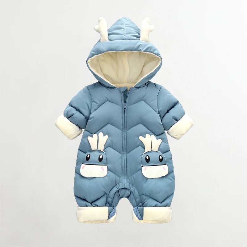 Premium Baby Snowsuit Velvet Thick Lining For Babies And Toddlers - ToylandEU