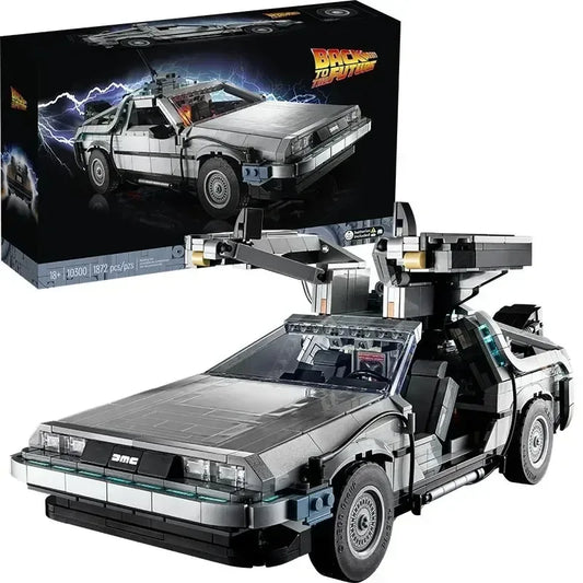 Premium Back To The Future Time Machine Building Blocks 1872 Pieces For Kids - ToylandEU