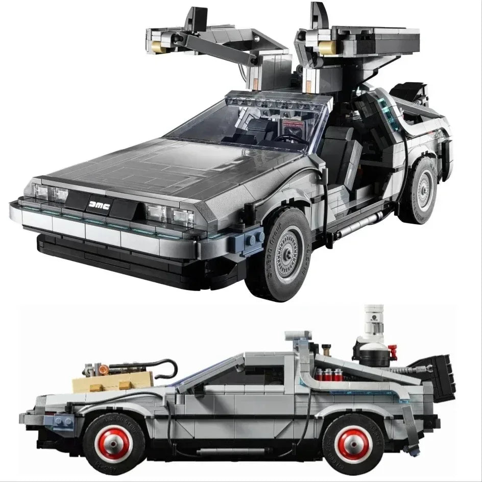 Premium Back To The Future Time Machine Building Blocks 1872 Pieces For Kids - ToylandEU