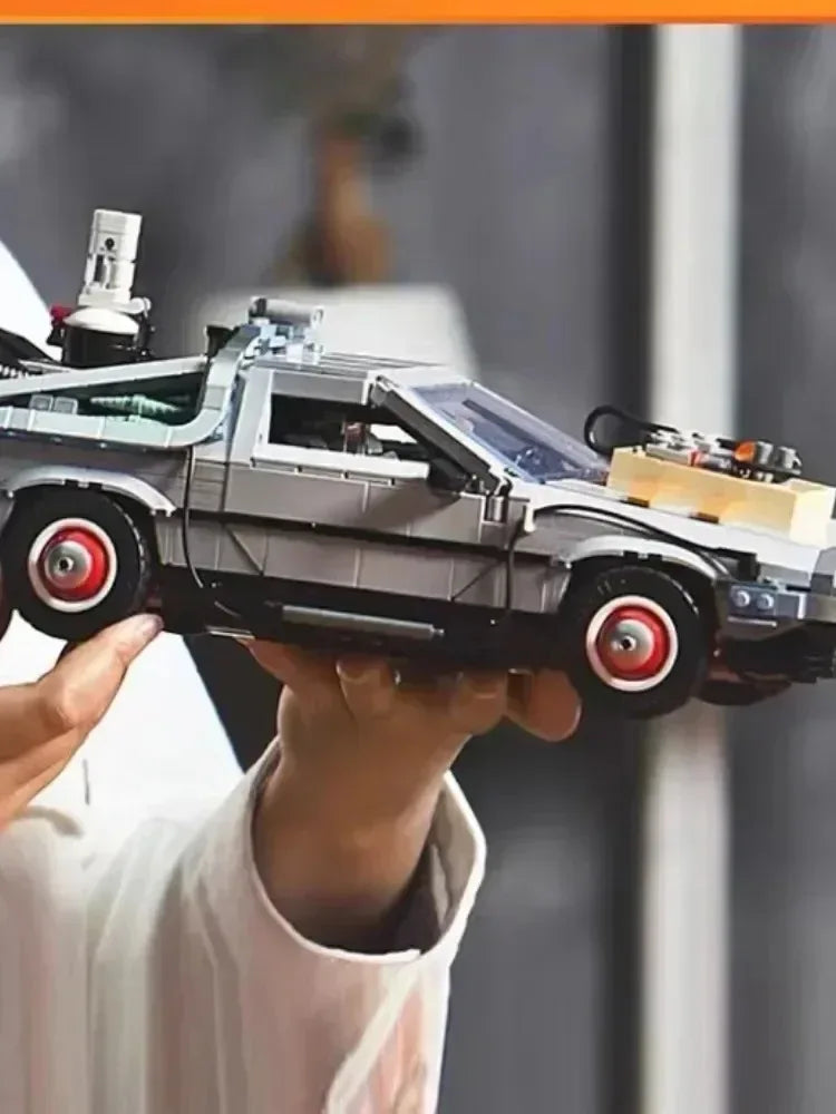 Premium Back To The Future Time Machine Building Blocks 1872 Pieces For Kids - ToylandEU
