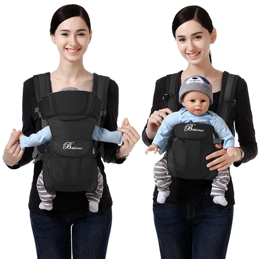Premium Backpack Carrier 4-In-1 Ergonomic Design With Adjustable Straps Newborn To Toddler - ToylandEU