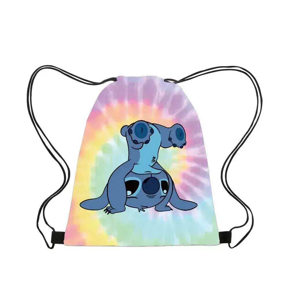 Premium Backpack Disney Lilo And Stitch Cartoon Drawstring For Kids - ToylandEU