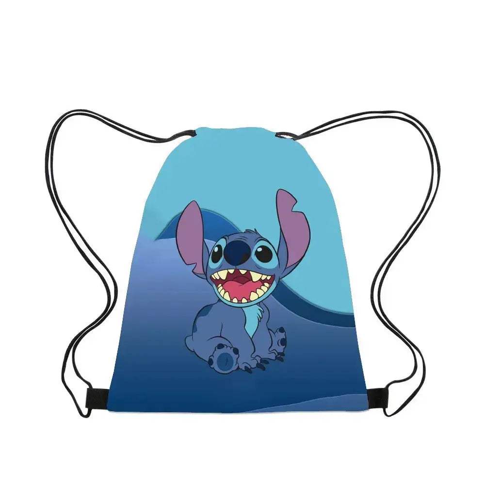 Premium Backpack Disney Lilo And Stitch Cartoon Drawstring For Kids - ToylandEU