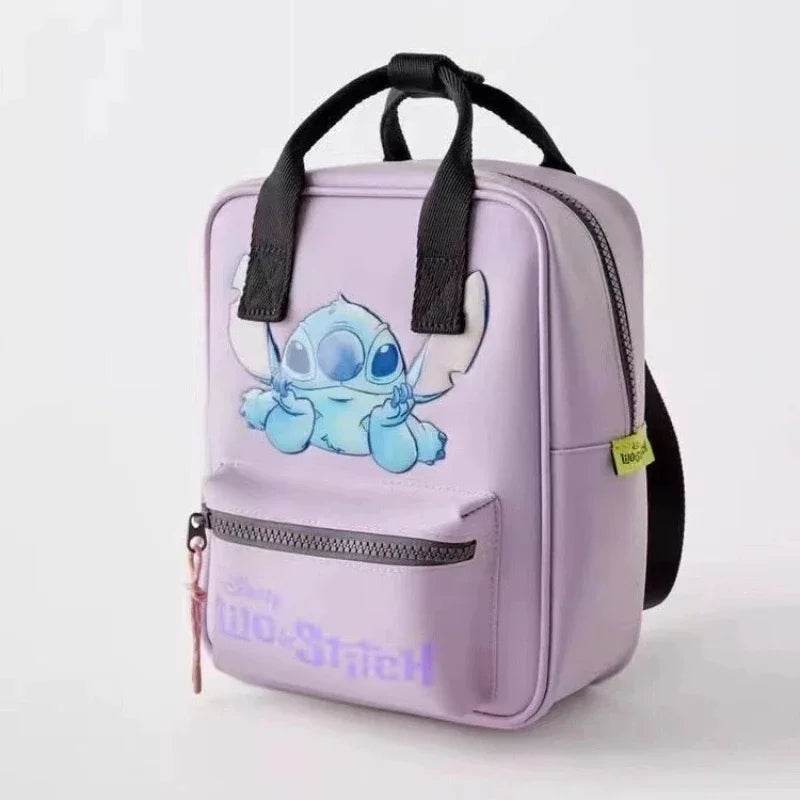 Premium Backpack Disney Stitch Cartoon Design With Durable Zipper For Kindergarten Girls - ToylandEU