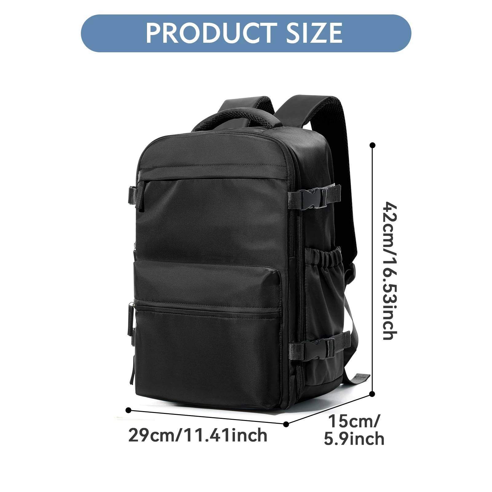Premium Backpack Expandable For Men And Women Travel And Work 20 To 35L Laptop School Bag - ToylandEU