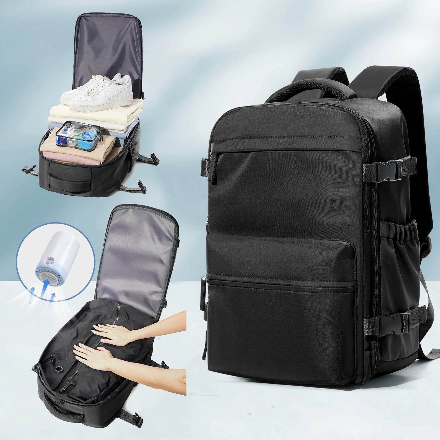 Premium Backpack Expandable For Men And Women Travel And Work 20 To 35L Laptop School Bag - ToylandEU