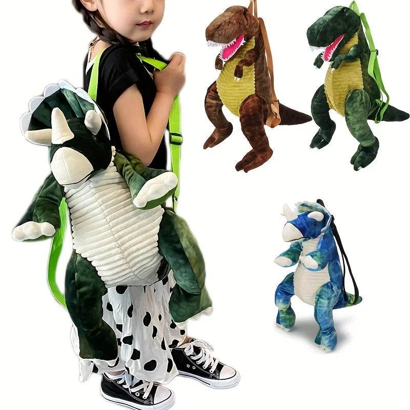 Premium Backpack Plush T Rex Design With Adjustable Straps And Dinosaur Costume Accessories For Boys And Girls - ToylandEU