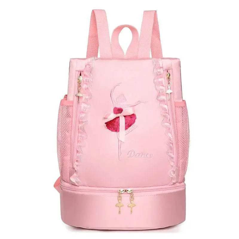 Premium Ballet School Backpack Waterproof Cartoon Princess Design For Girls Ages 4 To 6 Lightweight And Comfortable - ToylandEU