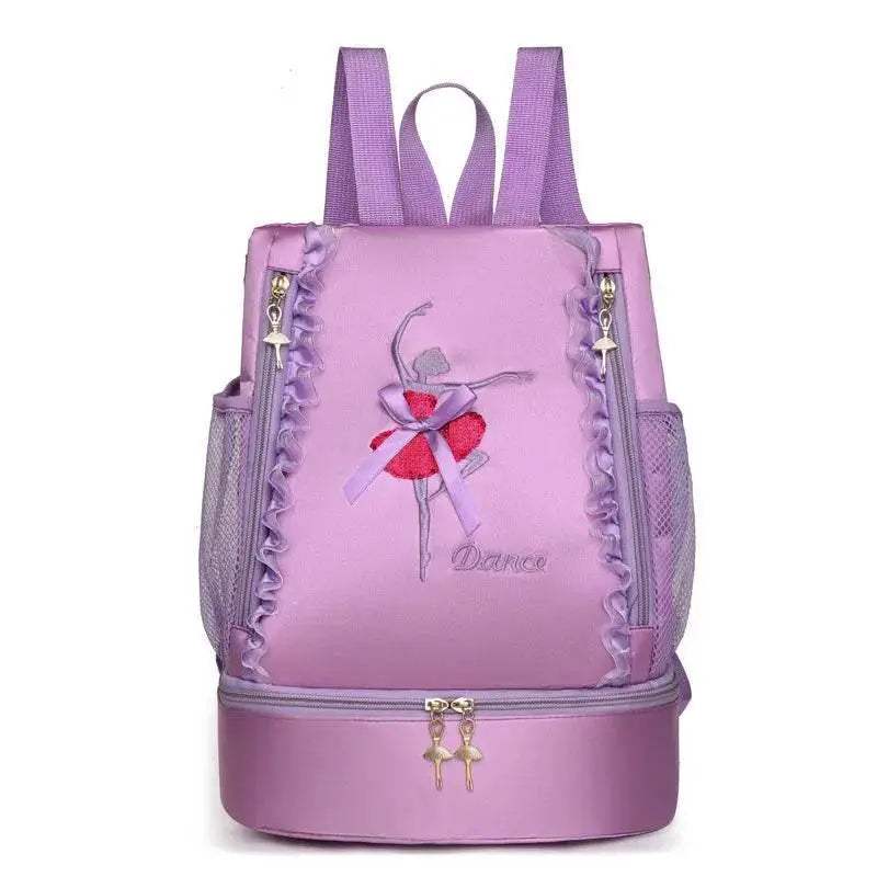 Premium Ballet School Backpack Waterproof Cartoon Princess Design For Girls Ages 4 To 6 Lightweight And Comfortable - ToylandEU