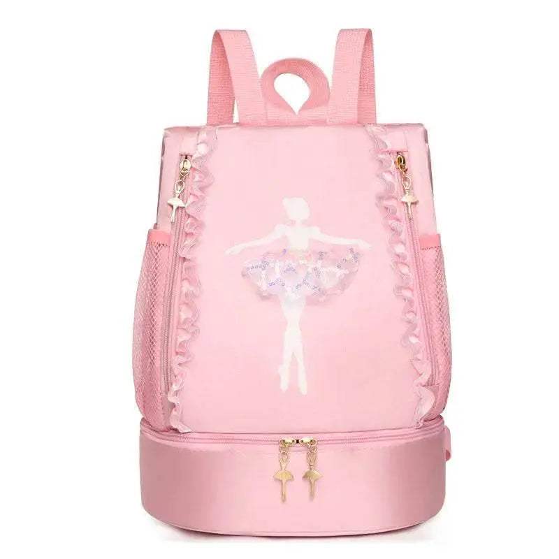 Premium Ballet School Backpack Waterproof Cartoon Princess Design For Girls Ages 4 To 6 Lightweight And Comfortable - ToylandEU