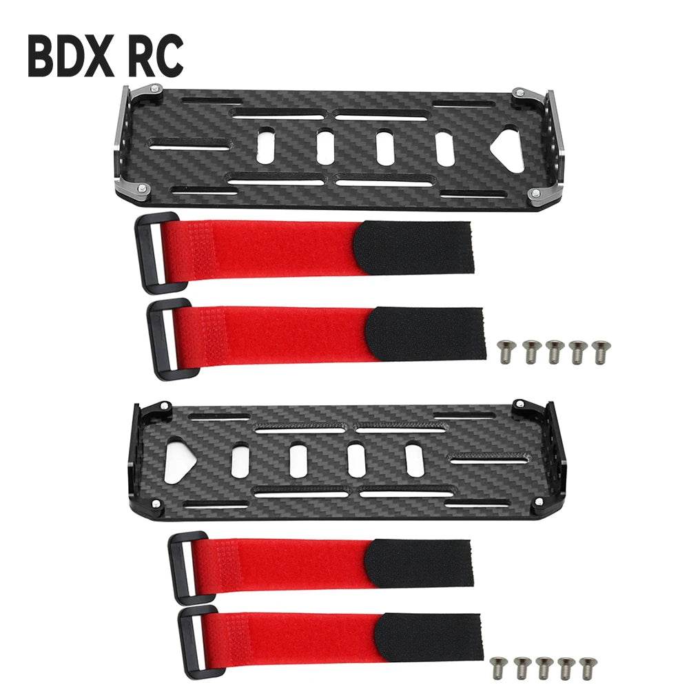 Premium Battery Mounting Plate Carbon Fiber 1 To 10 RC Cars - ToylandEU