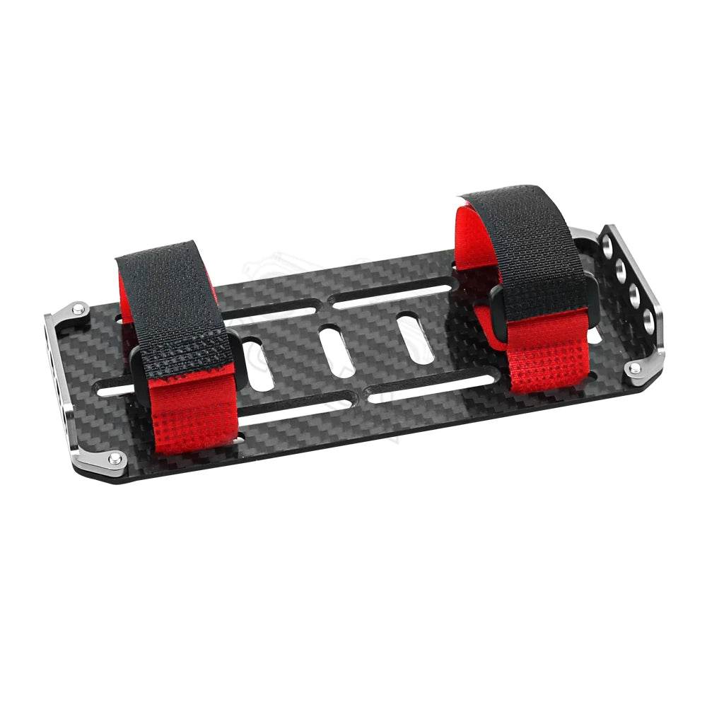Premium Battery Mounting Plate Carbon Fiber 1 To 10 RC Cars - ToylandEU