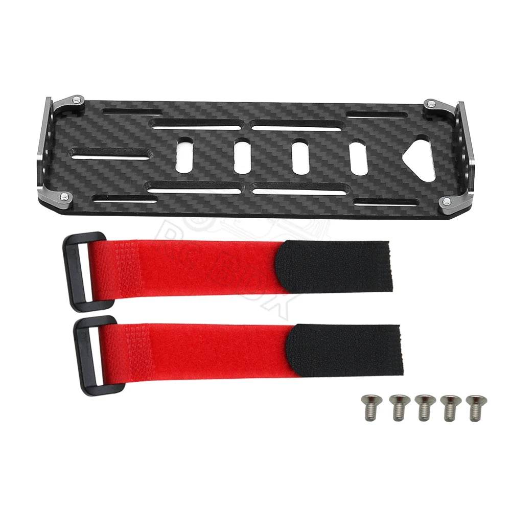 Premium Battery Mounting Plate Carbon Fiber 1 To 10 RC Cars - ToylandEU