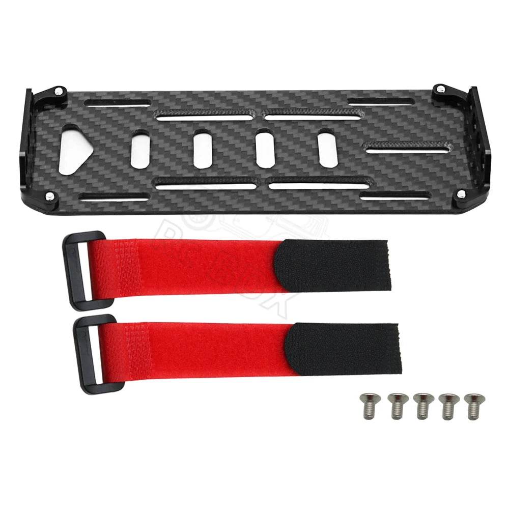 Premium Battery Mounting Plate Carbon Fiber 1 To 10 RC Cars - ToylandEU