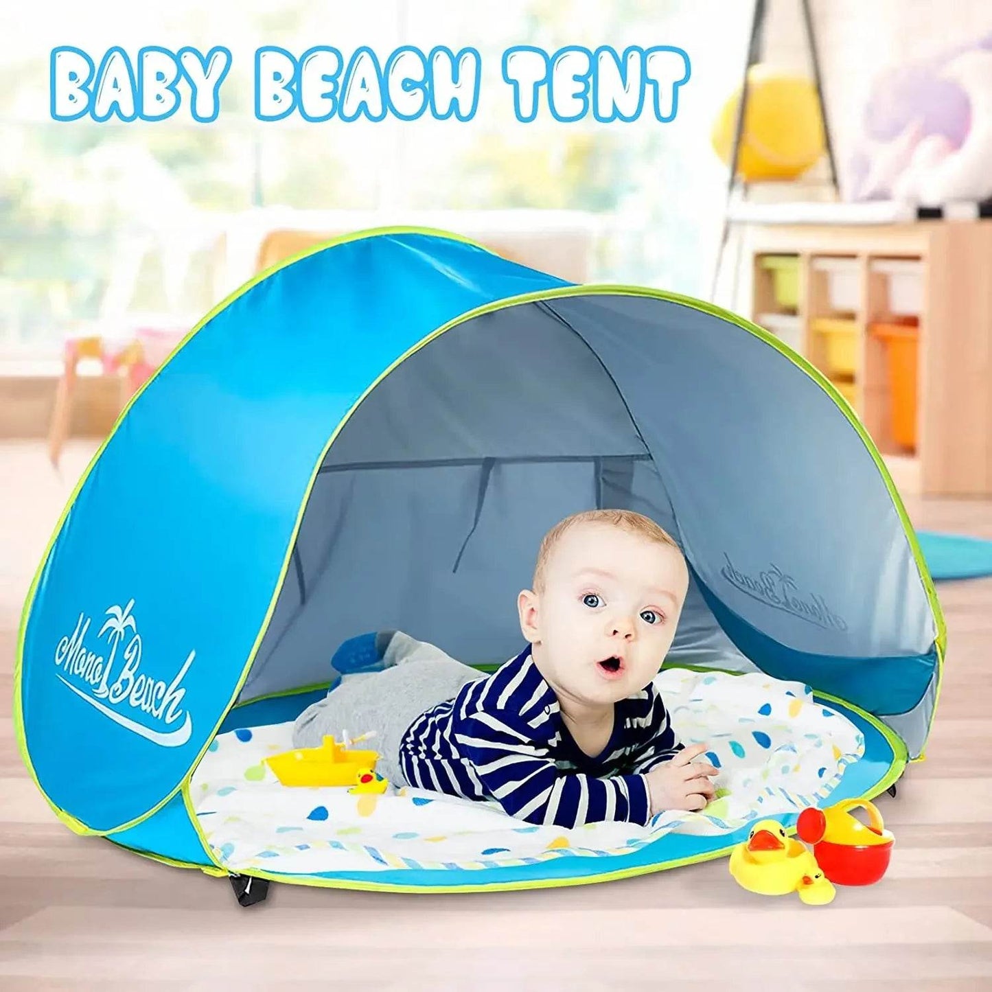 Premium Beach Tent Sun Shelter UV Protection For Kids - ToylandEU