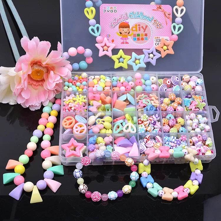 Premium Bead Bracelet Kit 24 Grid Handmade Puzzles For Kids - ToylandEU