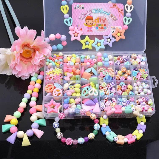 Premium Bead Bracelet Kit 24 Grid Handmade Puzzles For Kids - ToylandEU