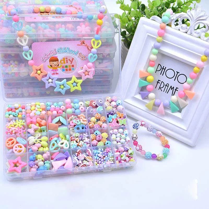 Premium Bead Bracelet Kit 24 Grid Handmade Puzzles For Kids - ToylandEU