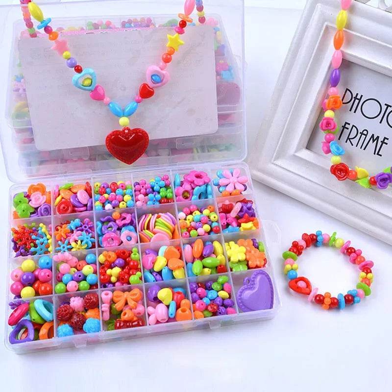 Premium Bead Bracelet Kit 24 Grid Handmade Puzzles For Kids - ToylandEU