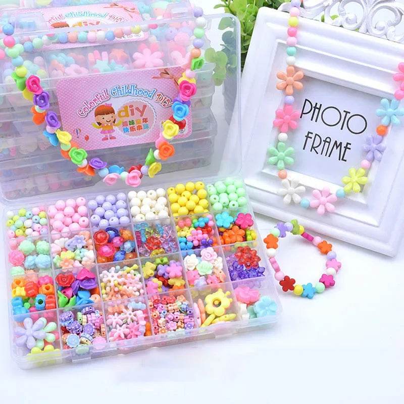 Premium Bead Bracelet Kit 24 Grid Handmade Puzzles For Kids - ToylandEU