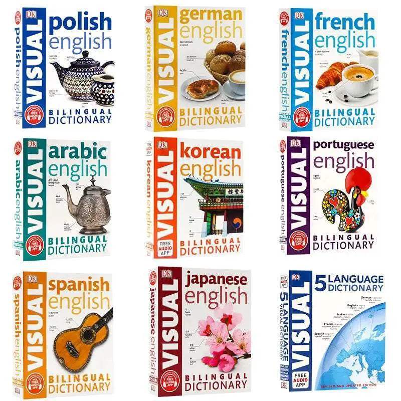 Premium Bilingual Dictionary Visual Polish English Learners - ToylandEU