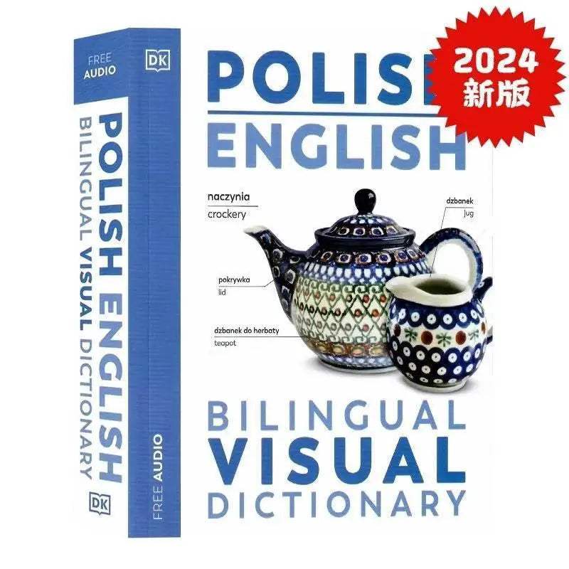 Premium Bilingual Dictionary Visual Polish English Learners - ToylandEU