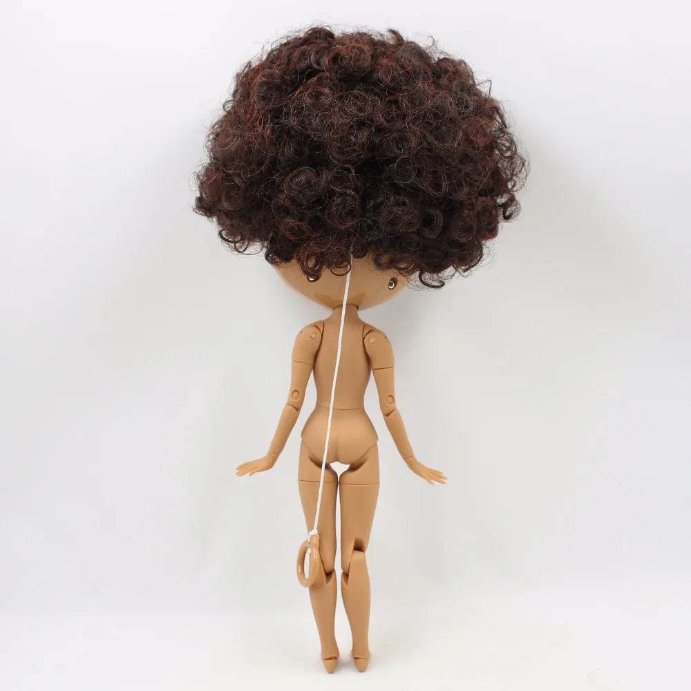 Premium Bjd Doll One Sixth Glossy Dark Skin For Diy Fans - ToylandEU