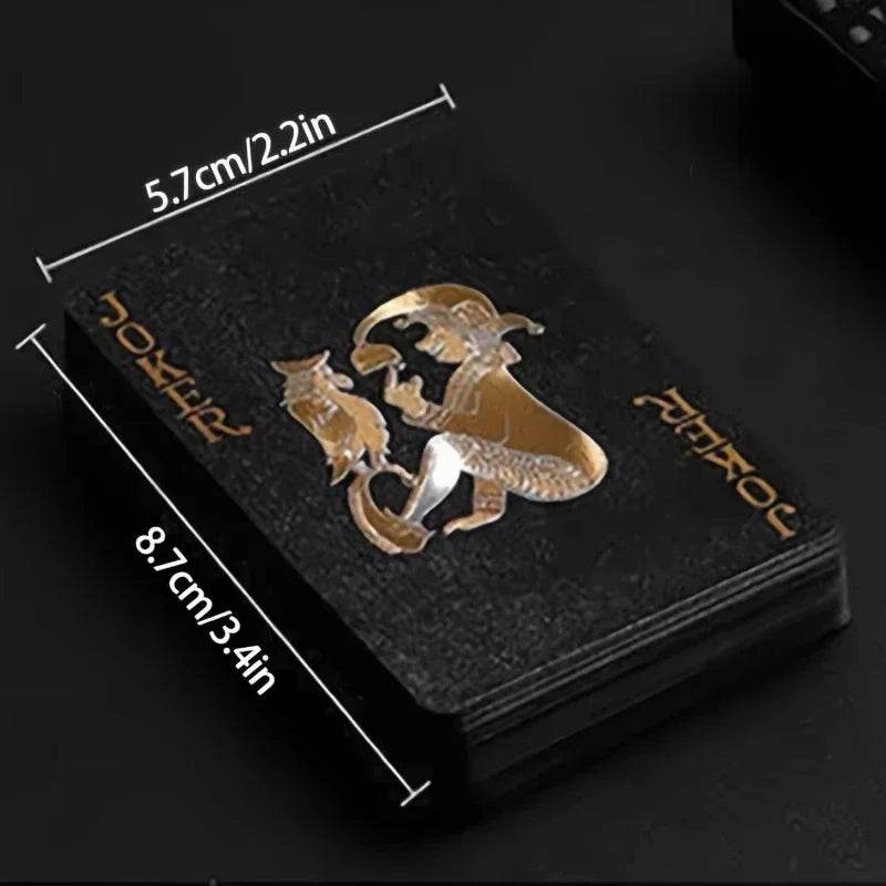 Premium Black Rose Frosted Waterproof Playing Cards Poker - ToylandEU