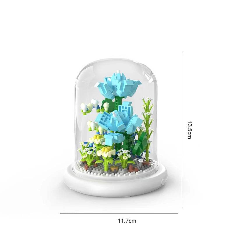 Premium Block Flower Bouquet Desktop Decoration For Kids - ToylandEU