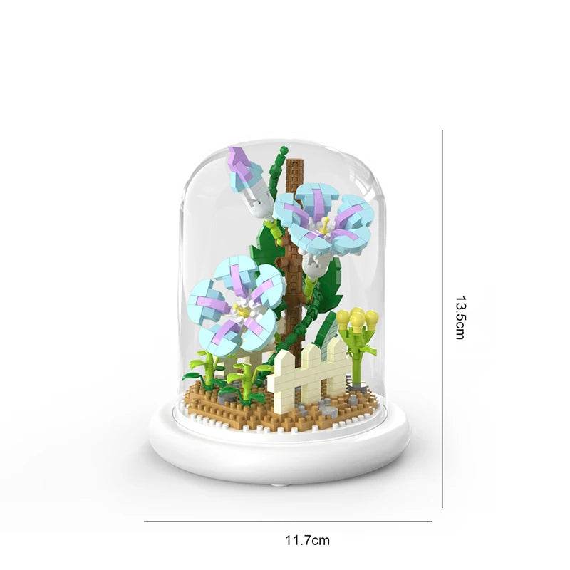 Premium Block Flower Bouquet Desktop Decoration For Kids - ToylandEU