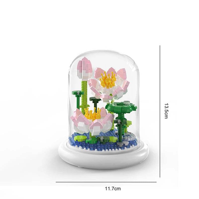 Premium Block Flower Bouquet Desktop Decoration For Kids - ToylandEU