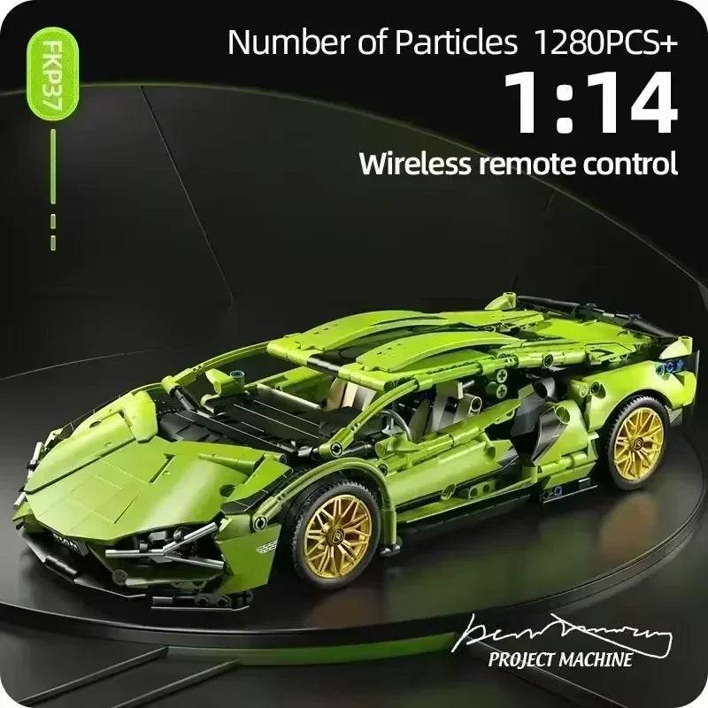 Premium Blocks Kit With Electric Motor For RC Enthusiasts - ToylandEU