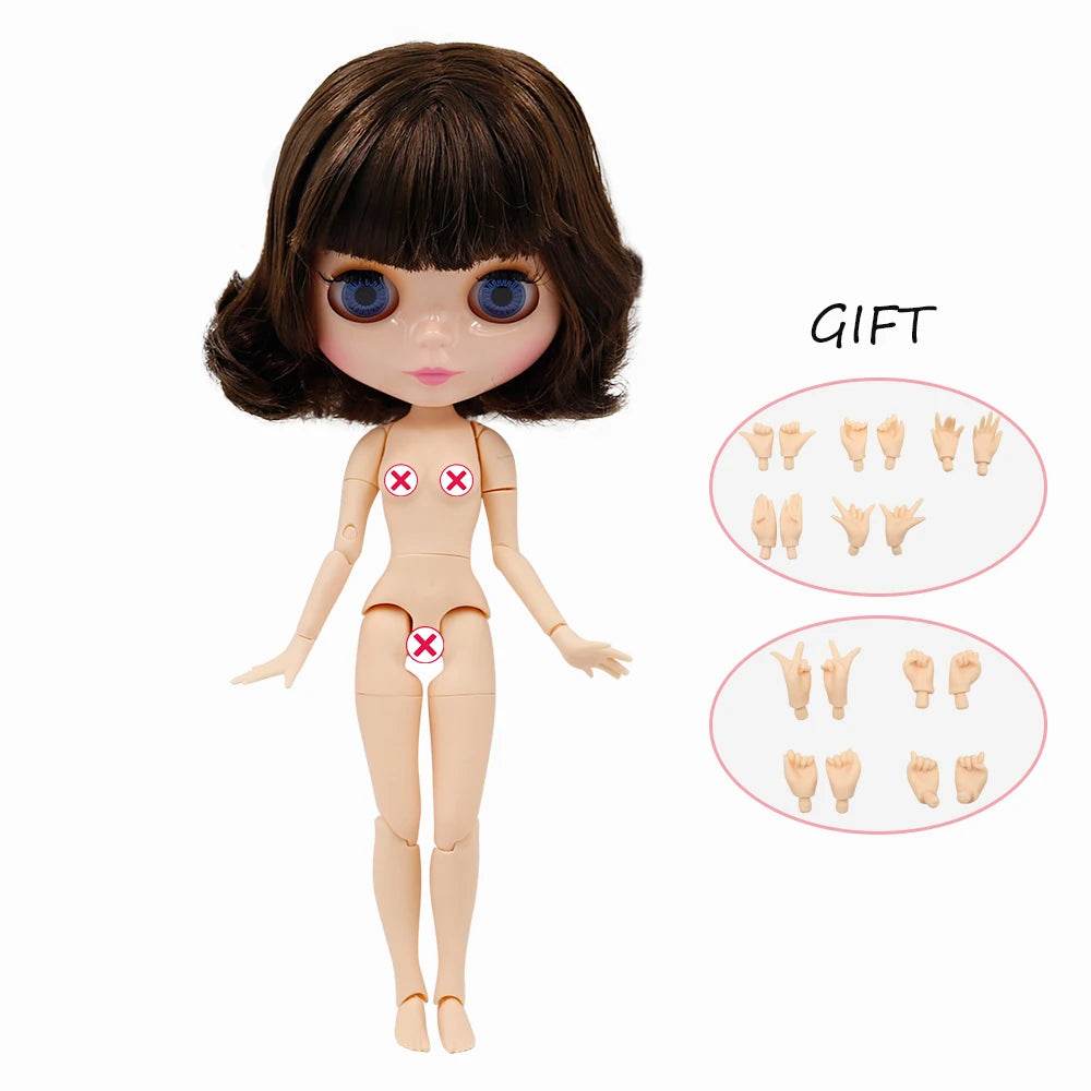 Premium Blyth Doll One Sixth Tan Skin Glossy Face Collectors - ToylandEU