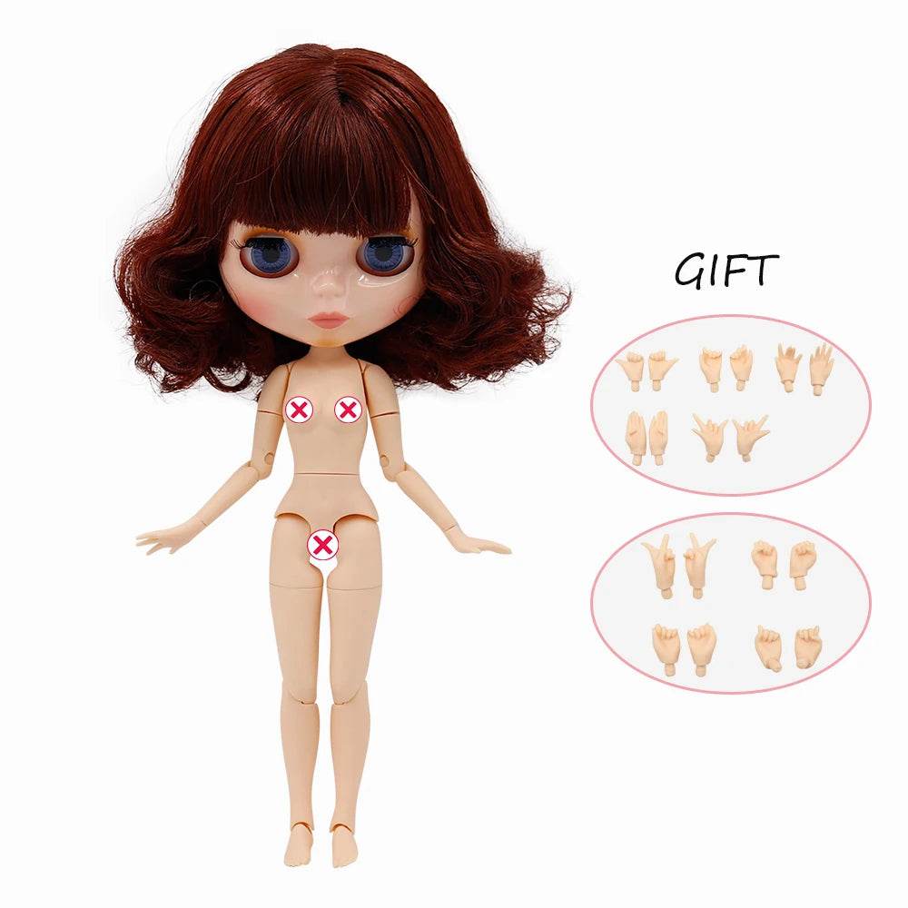 Premium Blyth Doll One Sixth Tan Skin Glossy Face Collectors - ToylandEU