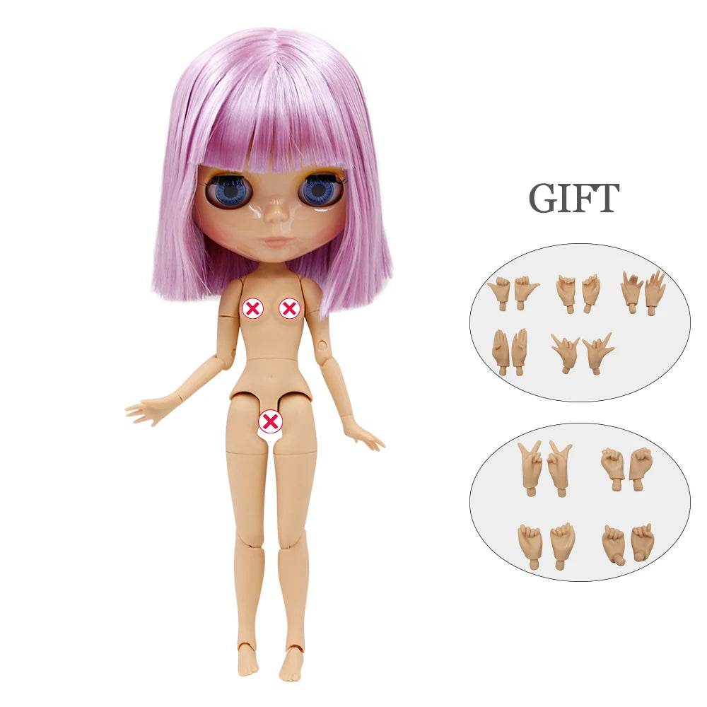 Premium Blyth Doll One Sixth Tan Skin Glossy Face Collectors - ToylandEU