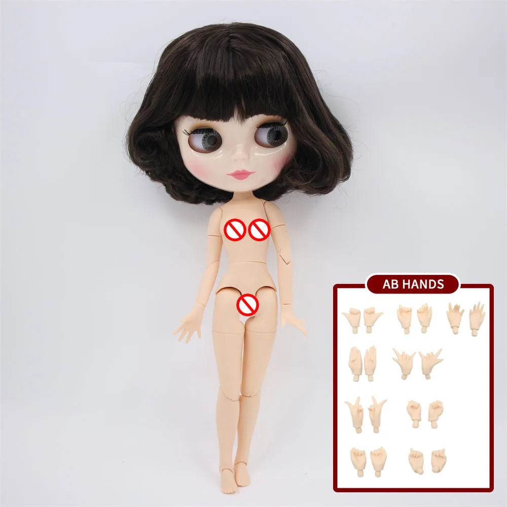 Premium Blyth Doll One Sixth Tan Skin Glossy Face Collectors - ToylandEU