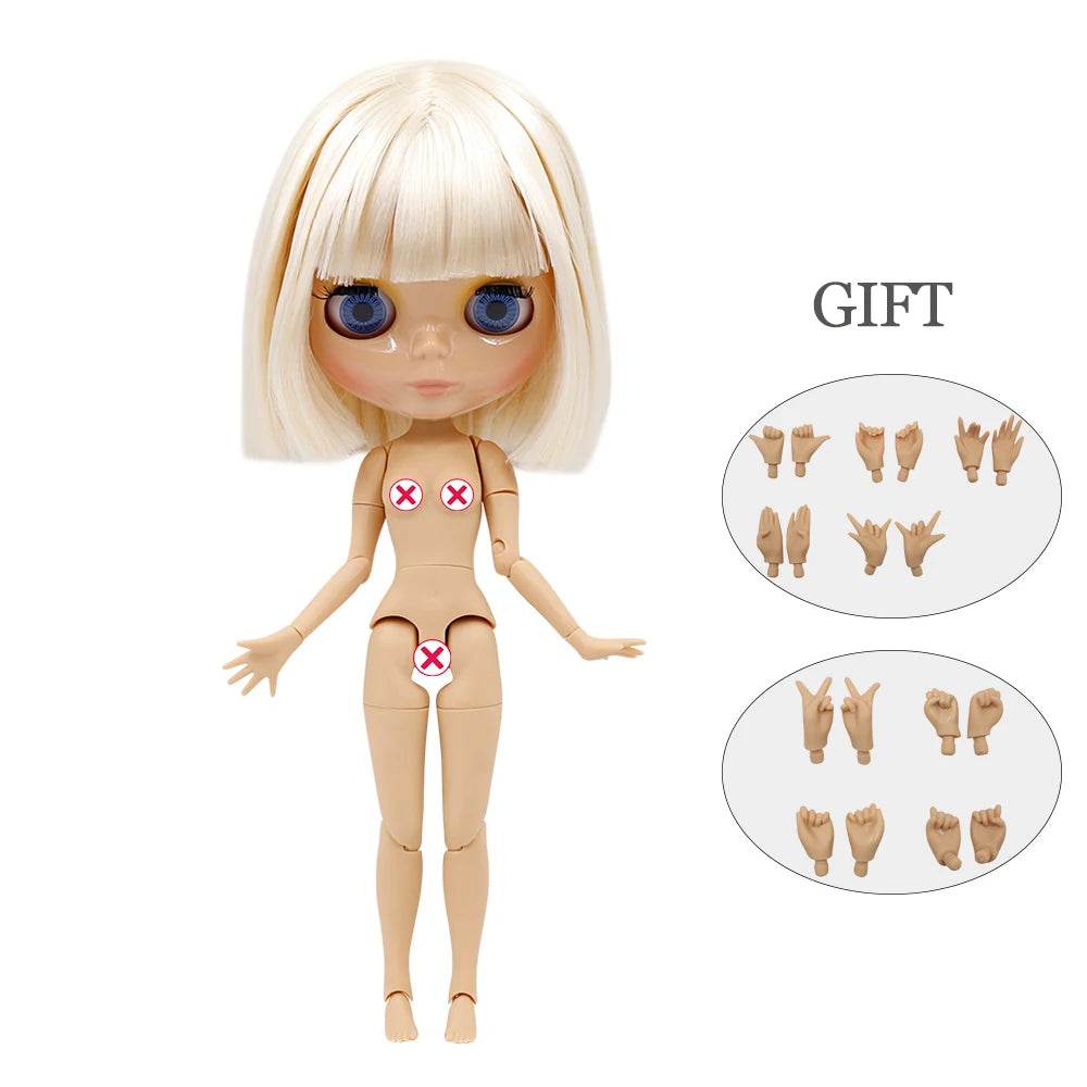 Premium Blyth Doll One Sixth Tan Skin Glossy Face Collectors - ToylandEU