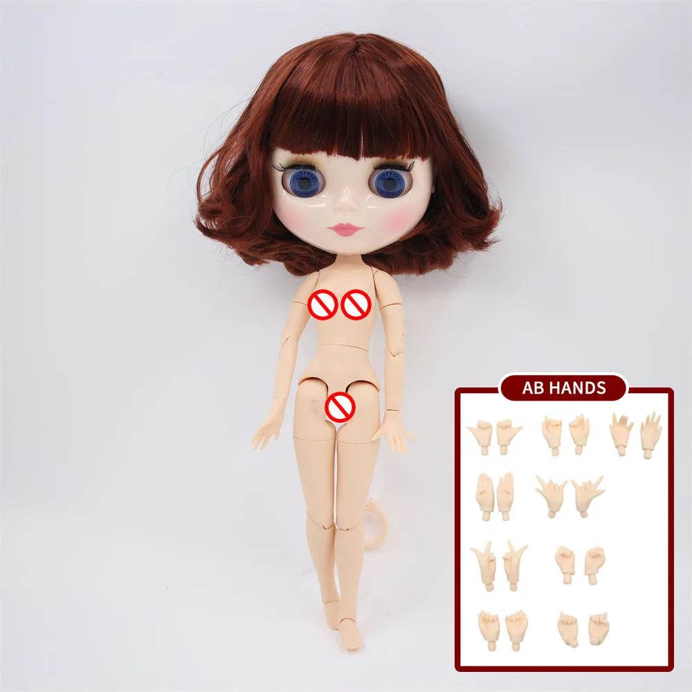 Premium Blyth Doll One Sixth Tan Skin Glossy Face Collectors - ToylandEU