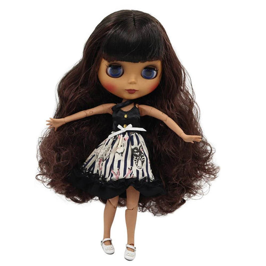 Premium Blythe Doll Matte Face Jointed Body For Collectors - ToylandEU