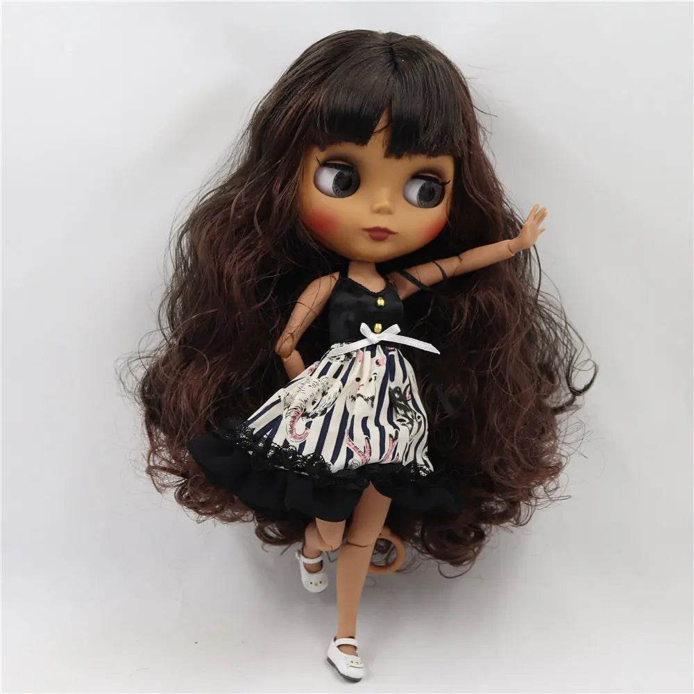Premium Blythe Doll Matte Face Jointed Body For Collectors - ToylandEU