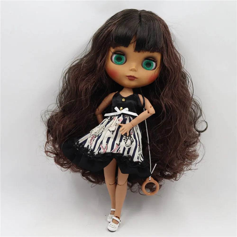 Premium Blythe Doll Matte Face Jointed Body For Collectors - ToylandEU