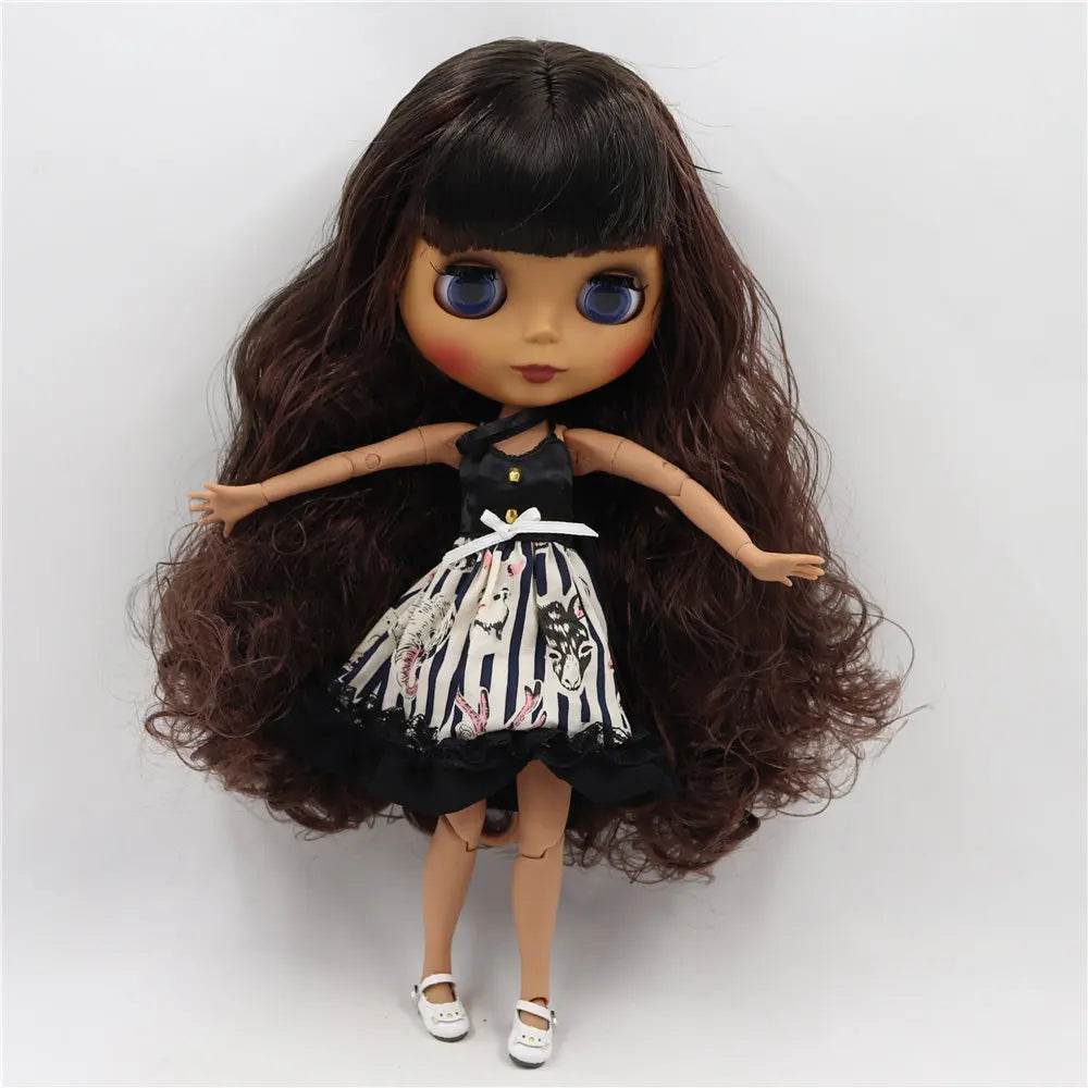 Premium Blythe Doll Matte Face Jointed Body For Collectors - ToylandEU