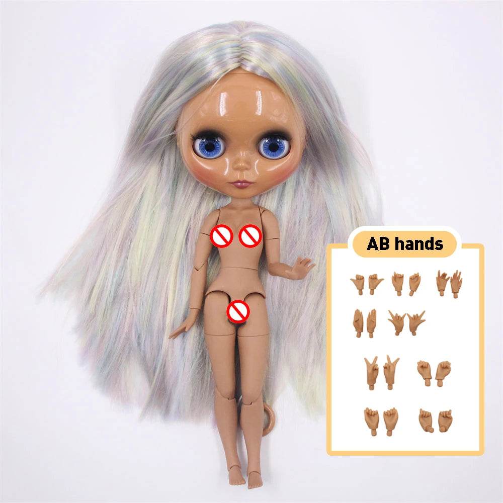 Premium Blythe Doll Super Dark Skin Afro Hair For Girls - ToylandEU