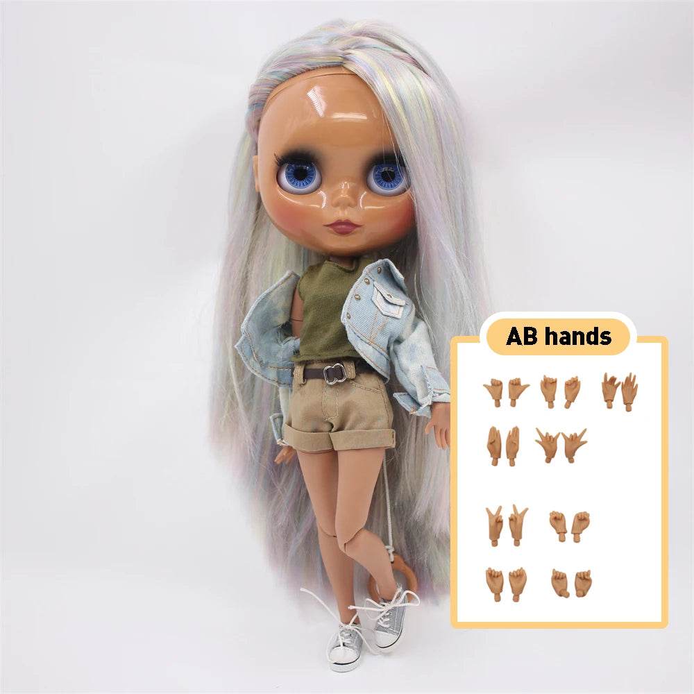 Premium Blythe Doll Super Dark Skin Afro Hair For Girls - ToylandEU